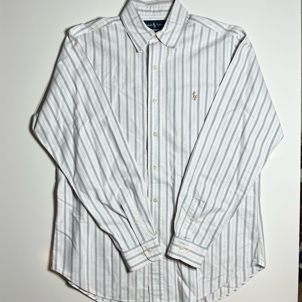 Ralph Lauren Black Label Men’s Button Up Shirt Size 17 Tailored Fit